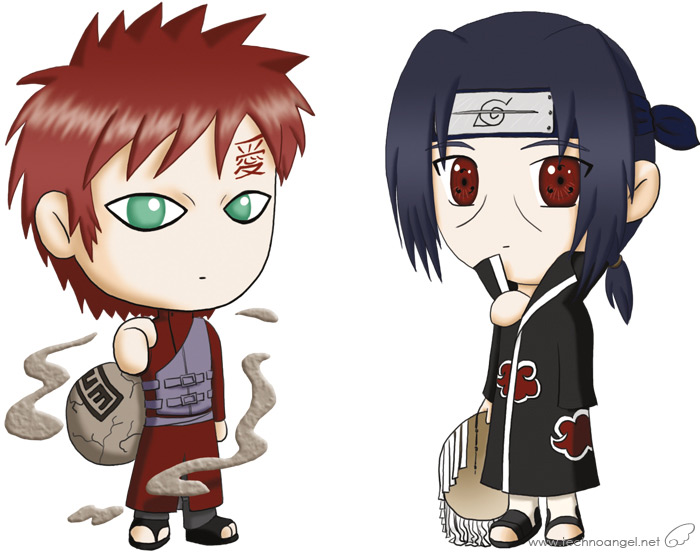 Naruto chibis, set 2