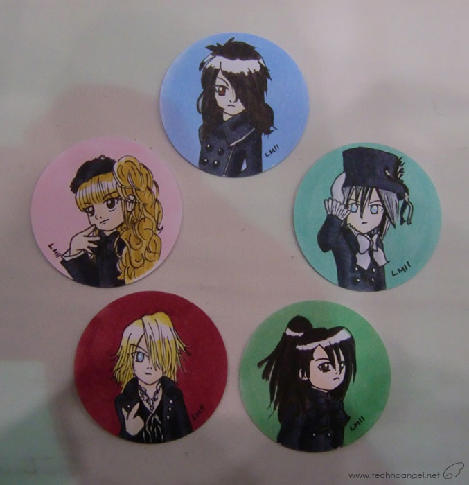 Nekocon 2011 - Versailles buttons