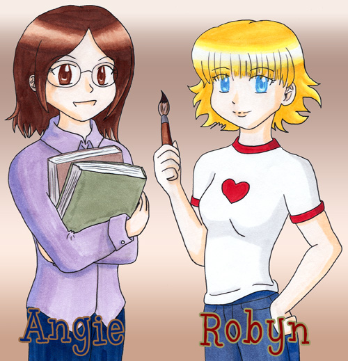 Angie and Robyn
