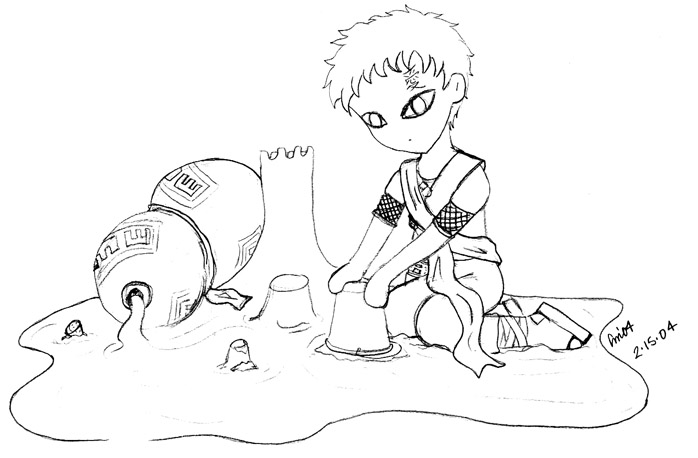 gaara of sand. ANOTHER!!! Image