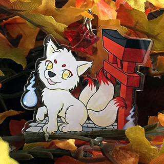 Shrine Kitsune charm