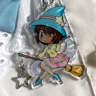 Chibi Witch Keychain