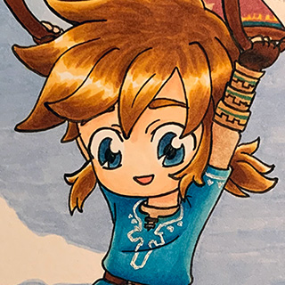 BotW Link Paragliding