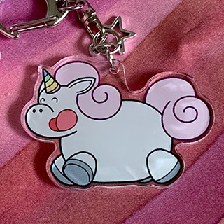 Unicorn Keychain